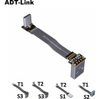USB 3.0 Type-A Male to USB3.1 Type-C Male Up/Down Angle USB Data Sync & Charge Cable type c Cord Connector adapter FPC FPV Flat