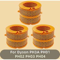 Carbon Fiber Evaporator Filter Replacement Compatible with Dyson PH01 PH02 PH03 PH04 PH3A Air Purifier Humidifier Accessories