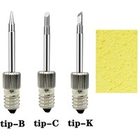 E10 Interface Soldering Iron Head Soldering Iron Head USB Soldering Iron Head Set B C K Type Welding Tool Welding Accessories