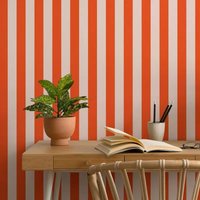 Self-adhesive Stripes Wallpaper, Geometric Wall Paper For Livingroom Decoration ,Or Tradional Non-Woven Unpaste Wall Mural Roll