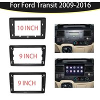 9/10 Inch Car Stereo Fascia Dash Panel Frame Adapter For Ford Transit 2009-2016 Android Kit Installation Trim Beze