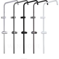 Stainless Steel Shower Adapter Tube Set Bath Shower Faucet Pipe Accessories Extender Tube for Bathroom Shower System Shower Head