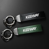 High-Grade Leather Keychain Motorcycle Keychain For Keeway Hurricane 50 Vieste 300 Zahara RKR RKV RKF 125 RKS 150