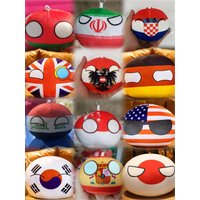 70 styles 10cm Country Ball Plush Toys Polandball Pendant Country Balls Countryball Stuffed Doll Toy Christmas Gift for Kids