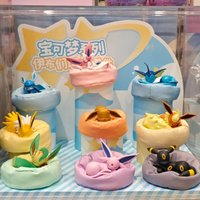 Original PokéMon Eevee Sleeping Position Series Blind Box Sylveon Umbreon Flareon Anime Desktop Decoration Model Birthday Gift image 4
