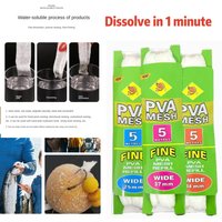 5M Soluble PVA Mesh Bag Refill Carp Feeder Fishing Lures Refill Rig Hook Bait Wrap Bags 25mm 37mm 44mm Fishing Accessories