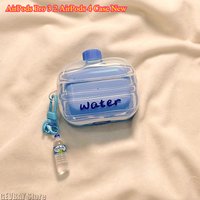 AirPods Pro 3 2 AirPods 4 Hülle Neu - TPU Weiche Stoßfeste Schutzhülle Niedliche Wasserflasche