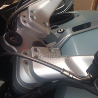 Silver Handlebar Riser For BMW R1200RT R1150RT R1100RT R1100R R1150R R 1100 1150 1200 RT R Motorcycle Accessories Parts