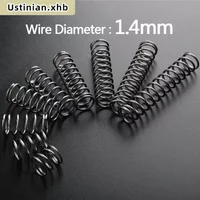 5Pcs 1.4mm Spring Steel Compression Spring, OD: 8/9/10/11/12/13/14/15/16/17/18/20/22mm, Length: 10mm-100mm, Customizable image 3