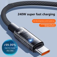 0.25/1/1.5/2m 240w Usb To Type-c Mobile Phone Fast Charging Data Cable For Samsung Huawei Xiaomi Super Fast Charging Data Cable