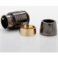 HiFi Wire Pants Boots Y Splitter Solid Steel Speaker Line Gold Splitter for DIY Speaker Cable 16MM To 8mm X 2