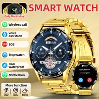 Original LIGE Smart Watch Wireless Call Weather Forecast Magnetic Charging Waterproof Music Control Men smart watch Android IOS