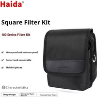 Haida 100mm Filter Pouch Portable storage case holds up to 6 filters Square pouch compatible with 100x150mm and 100x100mm filter
