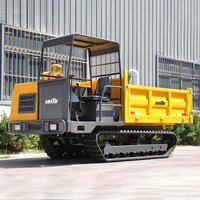 Fast Delivery Crawler Mini Dumper Track Hydraulic Diesel Dumper Truck Multi-functional Crawler Mini Dumper Customized