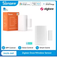 New Sonoff Zigbee Door Window Sensor SNZB-04P 5 Years Battery Life Support Alexa Google Home Assistant Smartthings Alice Hub