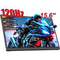 15.6inch FHD 1080P 120HZ Portable Monitor with HDMI USB IPS Second Monitor External for PC Laptop Mac Switch Xbox ps4 Gaming
