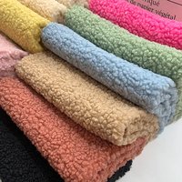 160cmx100cm Thicken Warmth Faux Lamb Wool Fabric Coral Fleece Plush Doll Slight Elasticity Sewing Lining Coat Apparels Accessory