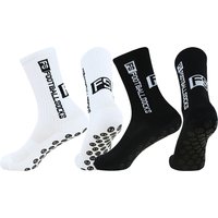 AliExpress NONE 1/4/9 Pairs Men Women Non Slip Grip Sports Socks for Adults Teenagers Football Basketball Baseball Rugby Soccer Cycling Running