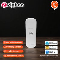 Zigbee 3.0 PIR capteur de mouvement Tuya vie intelligente Mmwave Radar humidité température capteur de lumière détecteur pour 2MQTT Assistant à domicile
