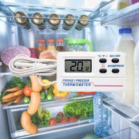 Electronic Digital Refrigerator Thermometer Food Thermometer -50℃~70℃/ -58℉~158℉ Indoor and Outdoor Temperature Measurement