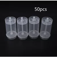 Set of 50 Cake for Pop Round Plastic Jelly Ice Cream Push-up Containers