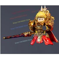 MOC Building Blocks Minifigure Brilliant Warrior, Assembly Model Ornament, Anime & Game Toy, Holiday Gift & Collectible