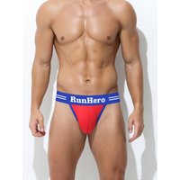 Men's High Cut Cotton Briefs Low Waist Slim Fit Sport Underwear Sexy European Size Menswear