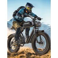 AliExpress NONE KICKWEY K7 Adult Electric Bicycle 1500W Motor E-bike 48V23Ah Battery Electric Bike 20 Inch Fat Tire Men's E-Mountain Bike