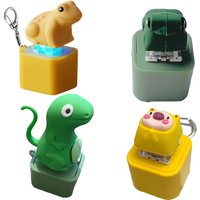Funny Rechargeable Lizard Frog Pig Keychain with Croaking Sound LED Light Fidget Clicker Frog for Stress Relief for Men Women