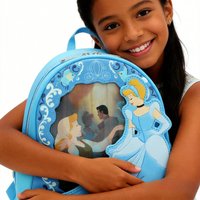 Cinderella Princess Lenticular Mini Backpack Girl Cute Shoulder Bag Outdoor Leisure Bag Christmas Gift