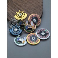 Mod NH35 Movement Automatic Oscilating Weight Hammer Rotor Fits NH34 NH35 NH70 NH38 NH39 4R 6R 7S Movement Automatic Rotor Parts