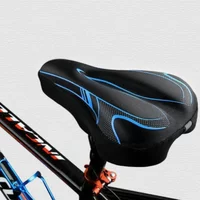 Bicycle Seat Cushion Cover Thickened Super Soft Comfortable Mountain Bike Seat Cover Silicone Road Bike Universal Outdoor Sports