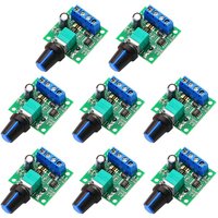 8Pcs 1.8v 3v 5v 6v 7.2v 12v 2A 30W Low Voltage DC Motor Speed Controller PWM 1803BK 1803B Adjustable Driver Switch