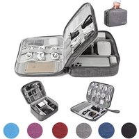 Cable Storage Bag Waterproof Digital Electronic Accessories Organizer Portable Travel Cable Organizer Case For USB Headset Line