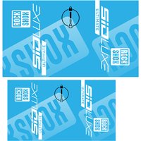 AliExpress NONE 1set RockShox SID Luxe Rear Shock Stickers, Waterproof Vinyl Decals for MTB Bicycle Modification - RockShox SID Luxe