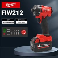 Milwaukee Brushless Impact Wrench 18V Cordless Power Tool 2400RPM Lithium Battery LED Light Variable Speed Forward Reverse image 4
