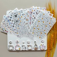 1PC Dog&Cat Pottery Clay Transfer Paper Special Watercolor Idyllic DIY Earrings Jewelry Coloring Color Sticker Polymer Clay Tool