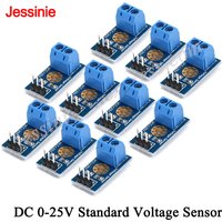 10Pcs/1pc DC 0-25V Standard Voltage Sensor Module Test Electronic Bricks Smart Robot for arduino Diy Kit Smart Electronics