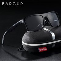 BARCUR Cycling Mens Sunglasses TR90 Ultralight Polarized Riding Sun Glasses For Women Square Eyewear UV400 Protection Eyewear
