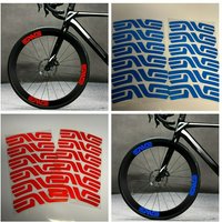12Pcs Colorful Reflective Bicycle Wheel Rim Stickers Waterproof Vinyl Decals Road Bike Cycling Decor Accessories