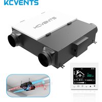 KCvents Fresh Air System House Heat Recovery System Recuperator For Ventilation Large Air Volume, Low Noise, Energy-saving