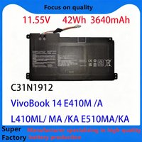 Original B31N1912 C31N1912 11.55V 42Wh Laptop Battery for ASUS VivoBook E410M E410MA E510M E510MA L410MA F414MA 3-Cell