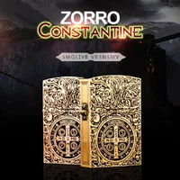 1:1 Limited Edition ZORRO Extra Large Fuel Lighter Metal Personalized Constantine Creative Heavy Armor Extra Large Lighter Gift