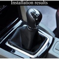 5 Speed Gear Shift Knob Stick Lever Knob With Gaitor Boot Cover For Ford Focus 2 MK2 FL MK3 MK4 MK7 Mondeo Fiesta Galaxy
