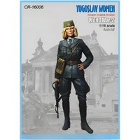 1/16 resin soldier model GK - Yugoslav female soldier - unassembled and unpainted DIY kit 1157R