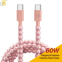 D8 60W USB C to USB C Charger Cable USB 2.0 Type C Fast Charging Cable compatible with for iPhone 15 / 15Pro / 15Plus / 15Pro