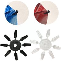 8pcs/Set wing protector Alloy Darts Flight Savers Black Tail Tip Darts White Accessories A1T0
