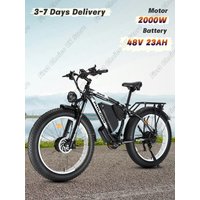 AliExpress PHILODO H8 Adult Off-Road Ebike 2000W Dual Motor 48V 23Ah Battery Mountain Electric Bicycle 26*4.0