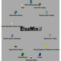 2026 Hot ElsaWin 6.0 Latest Version for V-W For A-udi For Sk-oda For S-eat auto repair software motiva Elsa Win 6.0 up to 2017