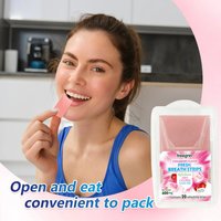 Breath Freshener Cool Strawberry Mint PocketPaks Portable Breath Strips Breath Mouth Fresh Breath Strips Dissolve Instantly Gift